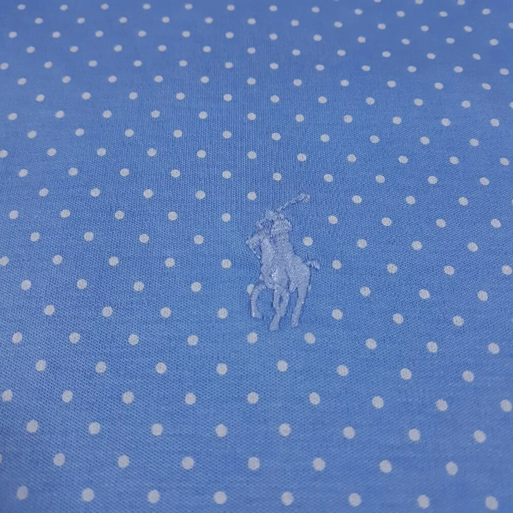 Polo Ralph Lauren‎ Golf Polo Shirt Mens XL Custom Slim Fit Dotted Stretch Cotton